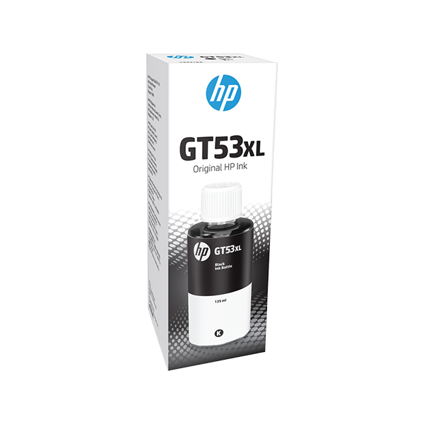 HP GT53 XL 135 毫升黑色原廠墨水瓶 (1VV21AA),GT53XL,填充墨水,1VV21AA墨水,GT53,GT53_1VV21AA