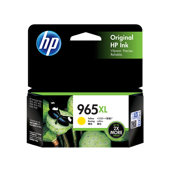 HP 965XL 高列印量黃色原廠墨水匣(3JA83AA)