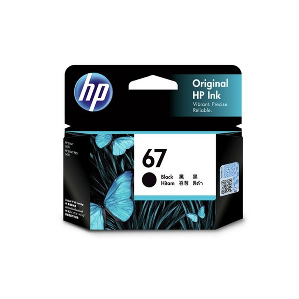 HP 67 黑色原廠墨水匣 (3YM56AA)