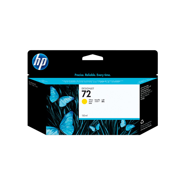 HP 72 原廠黃色墨水匣130ml (C9373A)