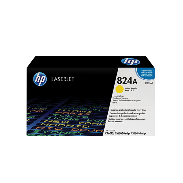HP 824A LaserJet 黃色影像感光滾筒(CB386A)