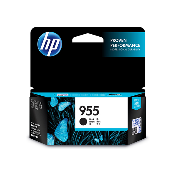 HP 955 黑色原廠墨水匣(L0S60AA)