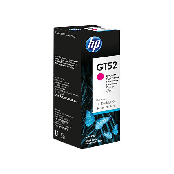 HP GT52 洋紅色原廠墨水瓶(M0H55AA)