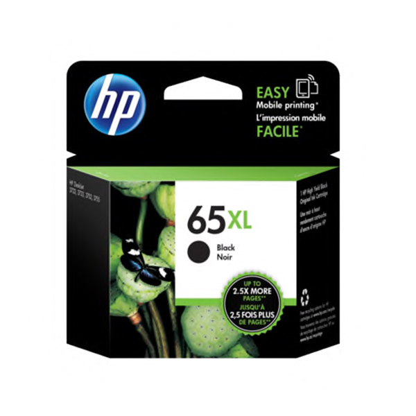 HP 65 XL 黑色原廠墨水匣(N9K04AA)