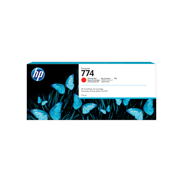 HP 774 775毫升 絢紅色 DesignJet 墨水匣 (P2W02A)