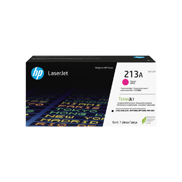 HP 213A LaserJet 洋紅色原廠碳粉匣(W2133A)