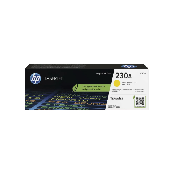 HP 230A LaserJet 黃色原廠碳粉匣(W2302A)