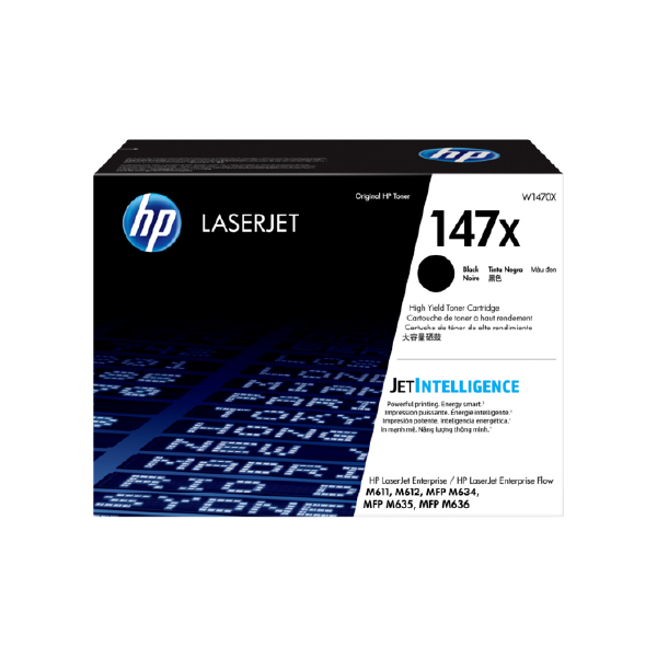 HP 147X LaserJet 黑色原廠高印量碳粉匣(W1470X)