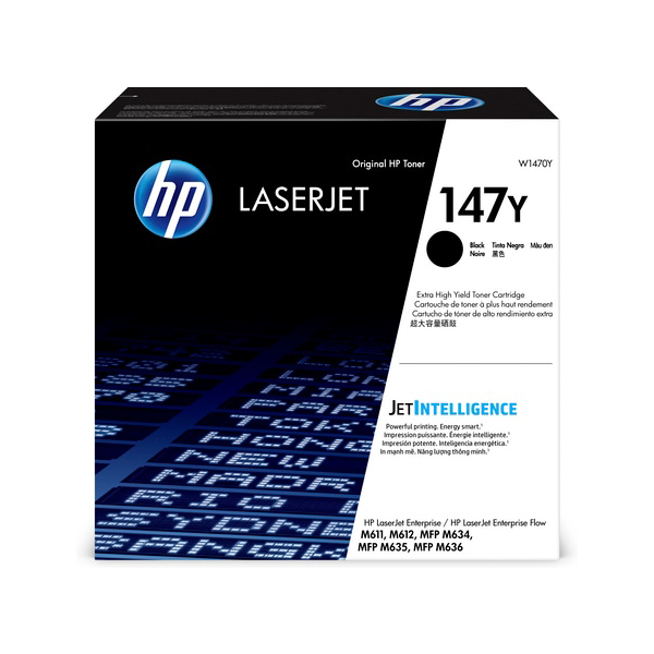 HP 147Y LaserJet 黑色原廠高印量碳粉匣(W1470Y)