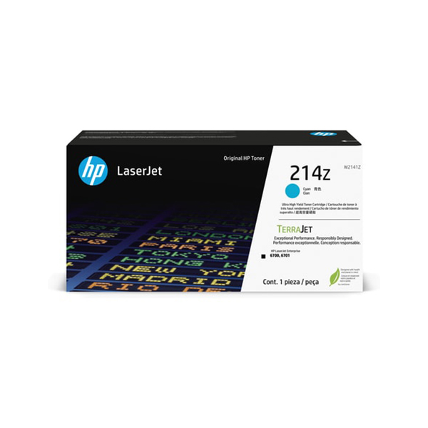 HP 214Z  LaserJet  青藍色原廠碳粉匣Ultra印量(W2141Z)