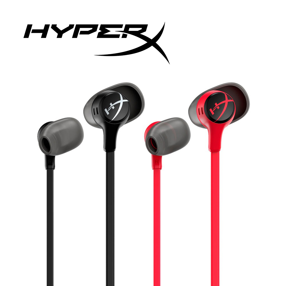 HyperX Cloud Earbuds II 雲雀2 電競入耳式附麥克風耳機 黑/紅 (兩色)