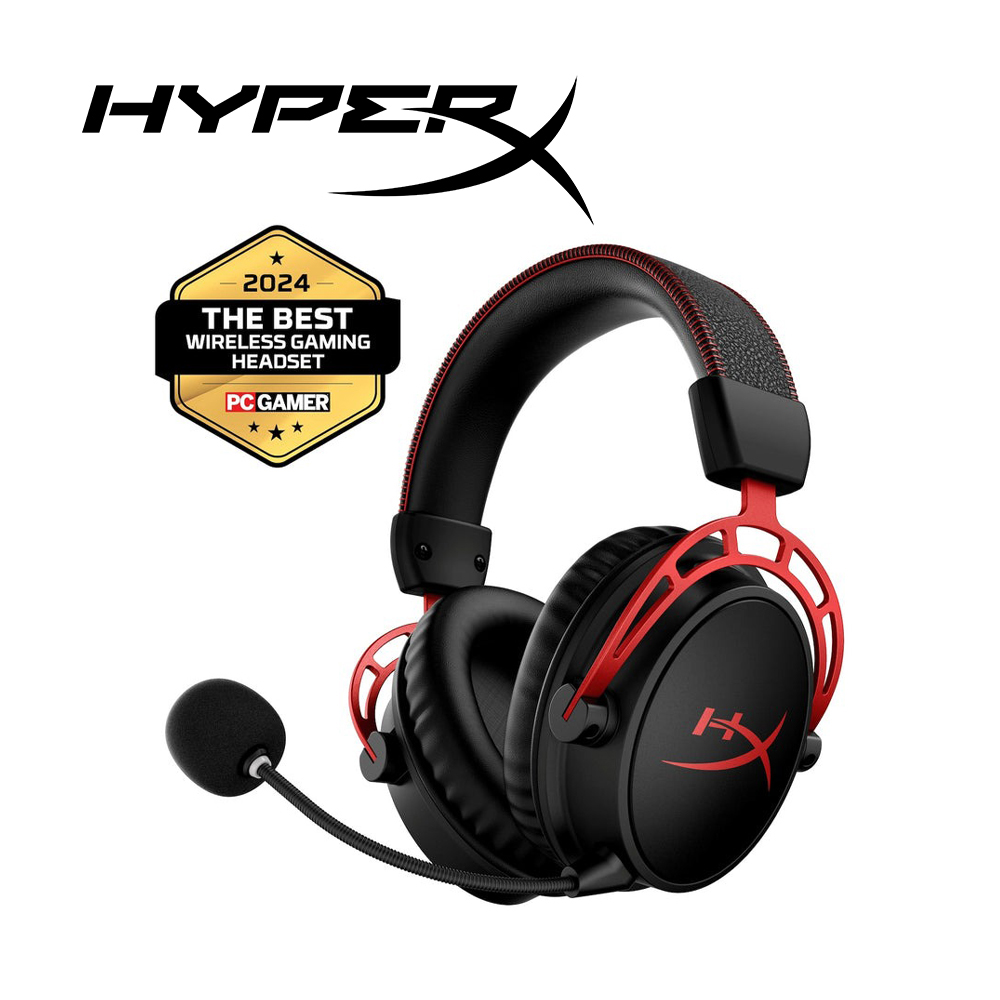 HyperX Cloud Alpha Wireless 無線電競耳機 黑紅(4P5D4AA)