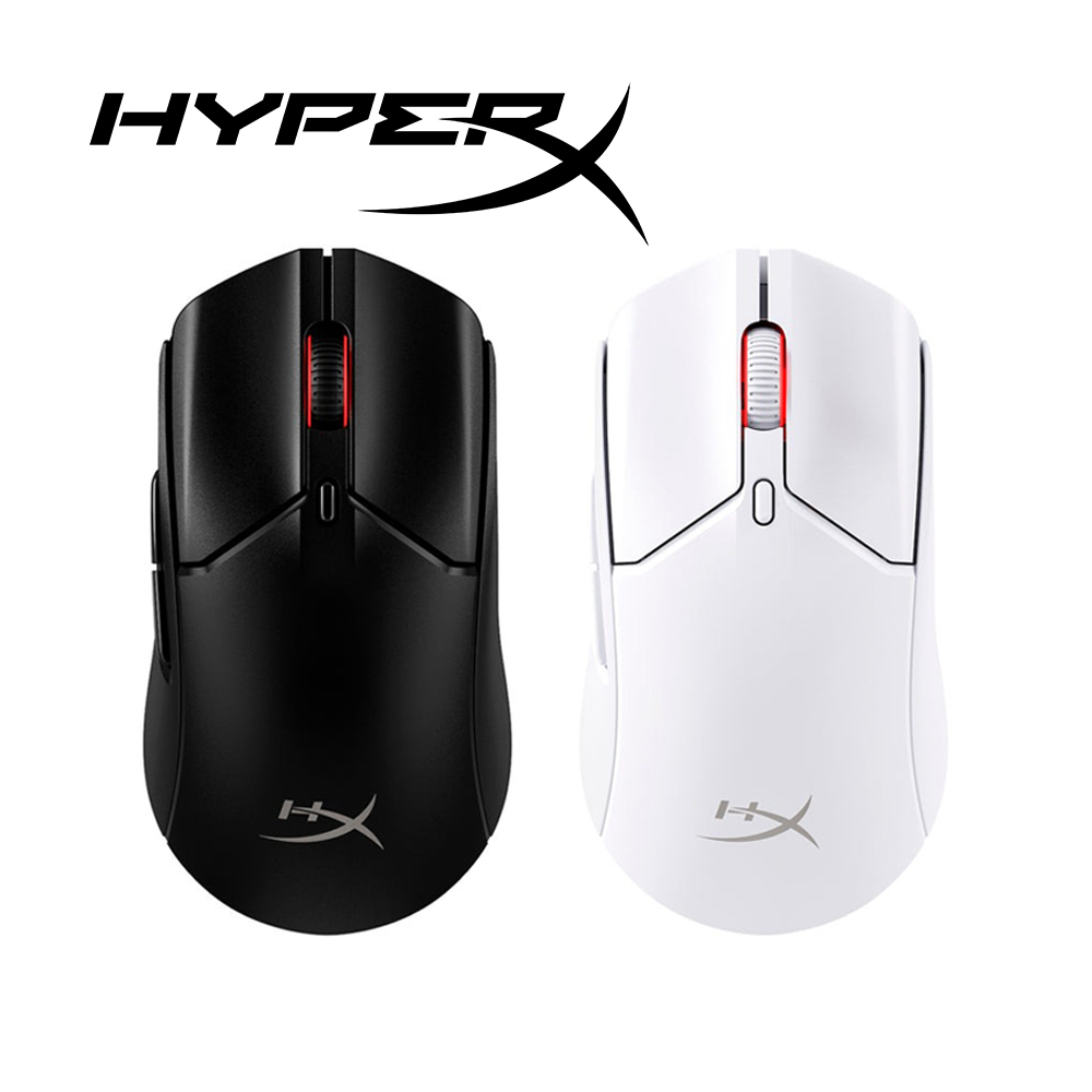 HyperX Pulsefire Haste 2 無線電競滑鼠 白色(6N0A9AA)/黑色(6N0B0AA)