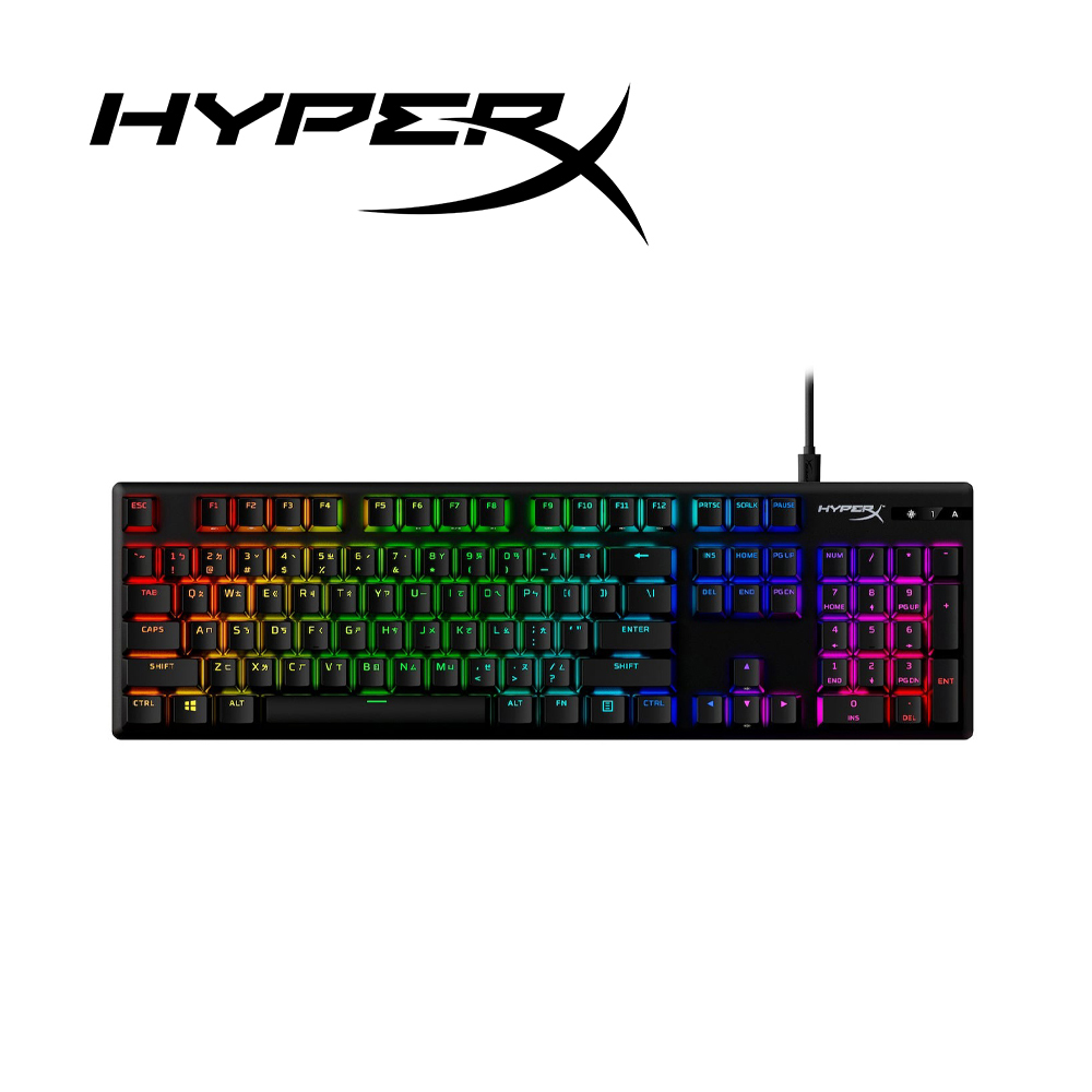 HyperX Alloy Origins PBT 中文 機械式電競鍵盤 青綠軸(639N5AA#AB0)