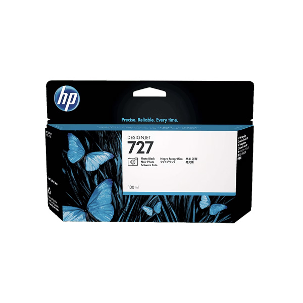 HP 727B 亮黑色原廠墨水匣 (3WX14A)