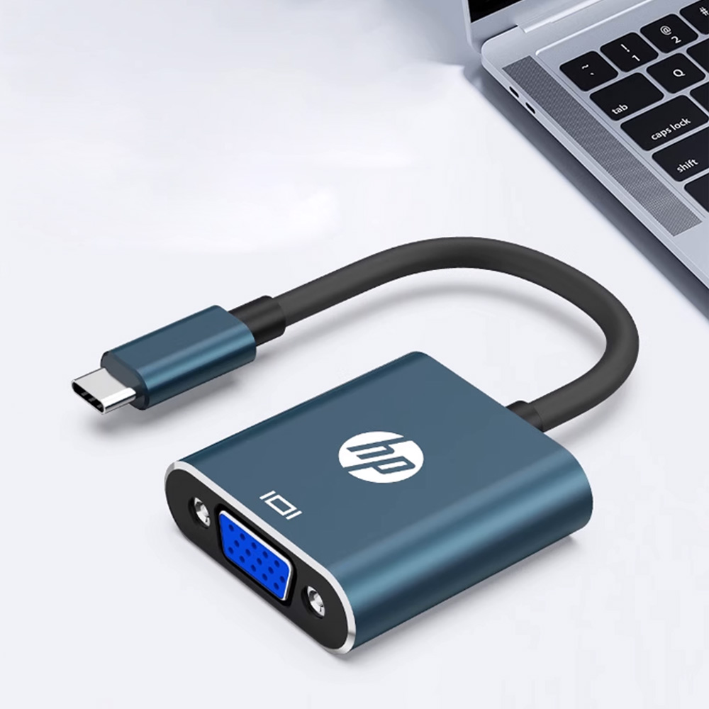 HP 惠普 DHC-CT201 Type-C 轉 VGA 轉接器/轉接頭