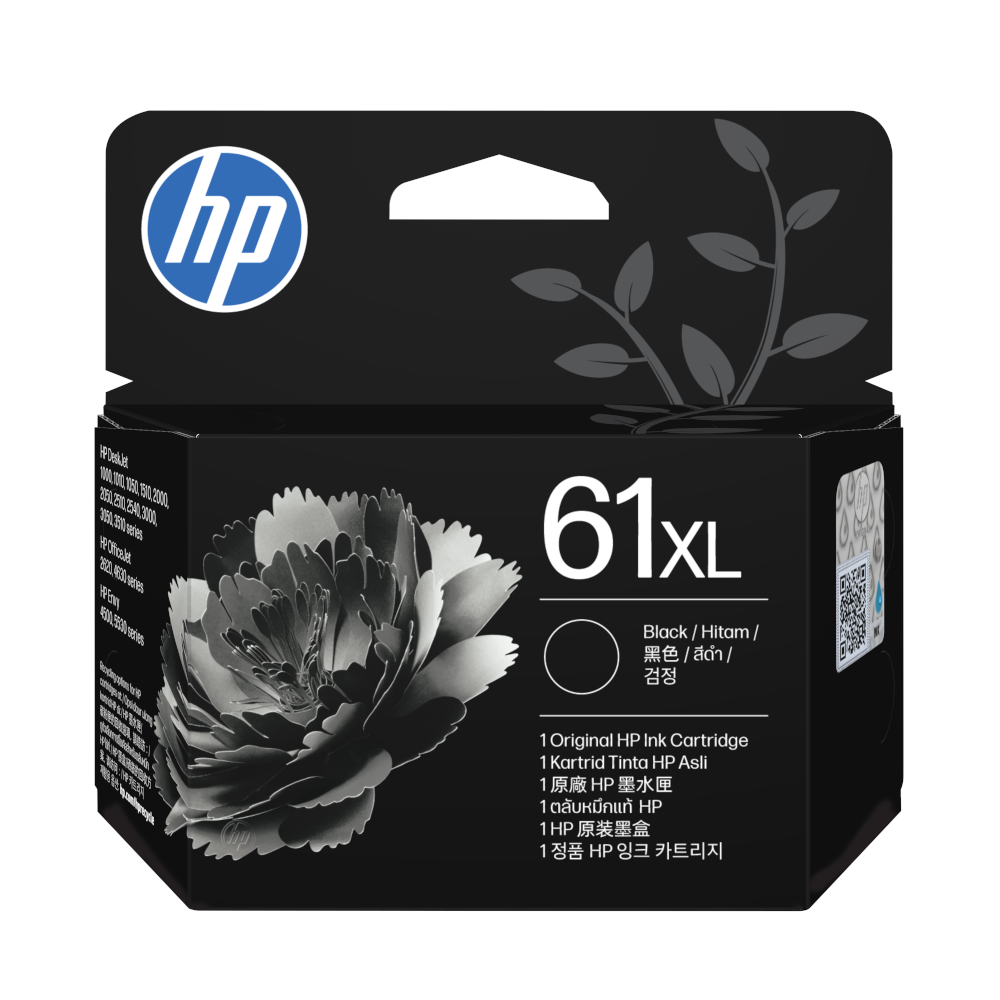 HP NO.61XL 高容量黑色原廠墨水匣(C0PA4AA)