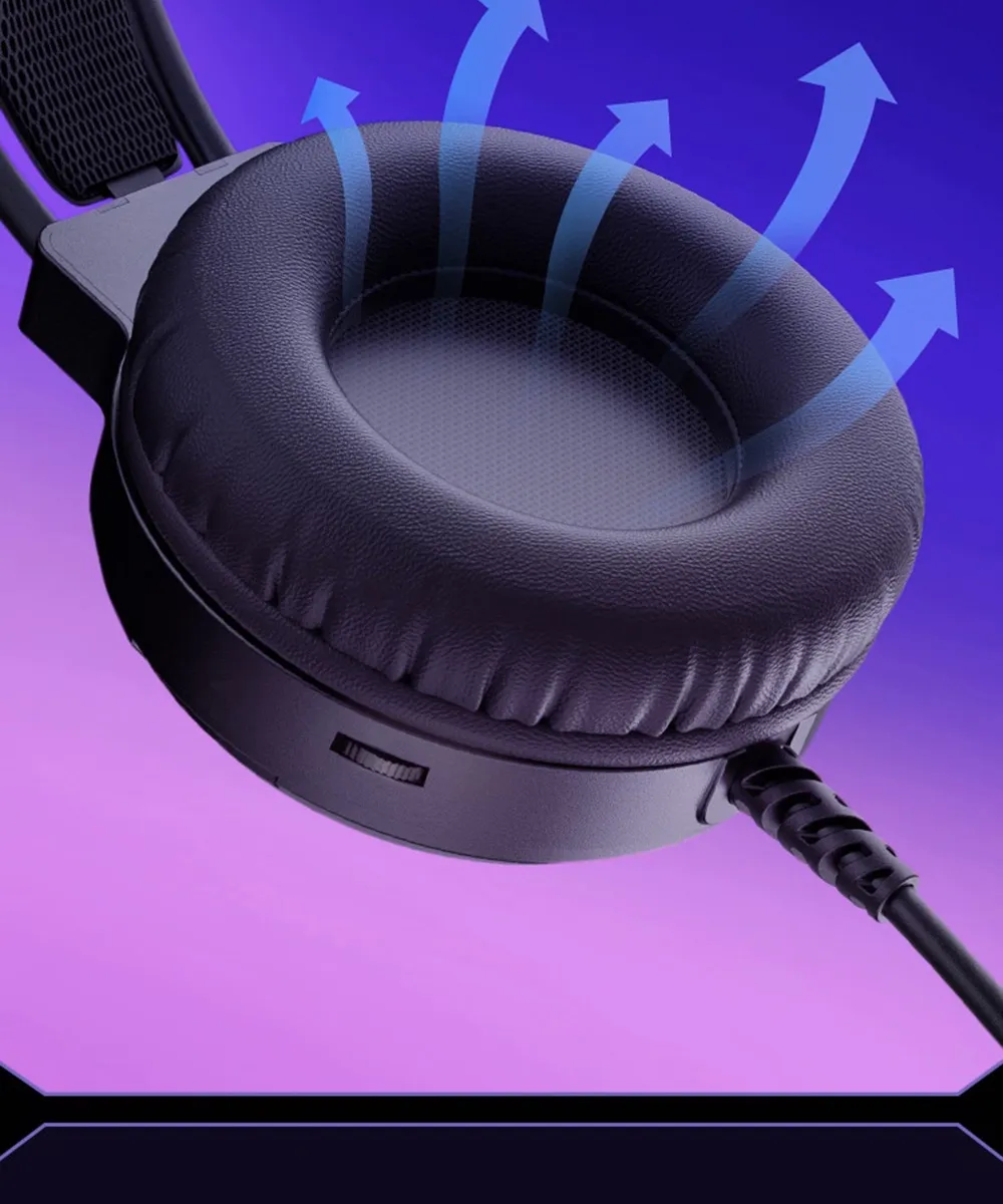 HP 惠普DHE-H160U 4D炫彩護耳式有線耳機