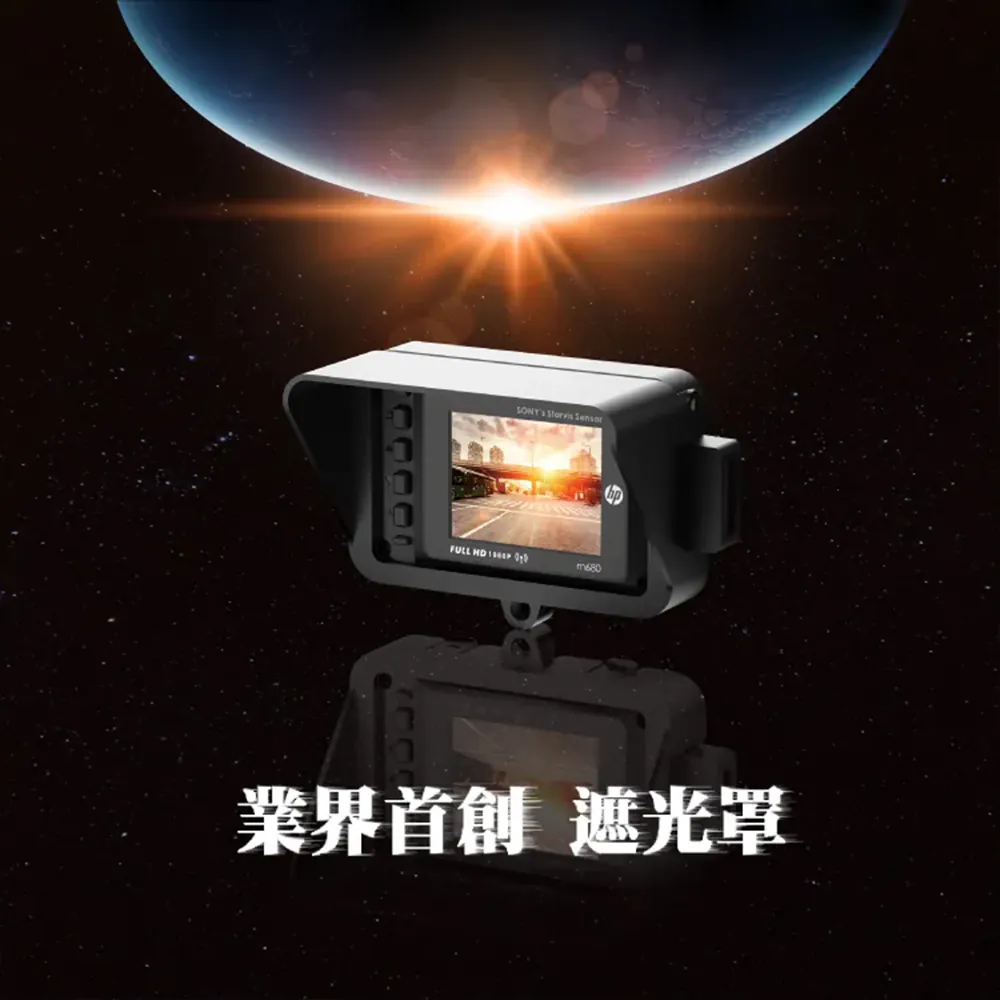 HP 惠普 Moto Cam M680 前後Sony 1080p GPS 機車行車記錄器,M680,HP惠普MotoCamM680前後Sony1080pGPS機車行車記錄器,商品特點,行車紀錄器,機車後視鏡