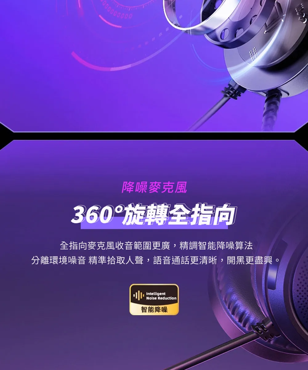 HP 惠普DHE-H160U 4D炫彩護耳式有線耳機