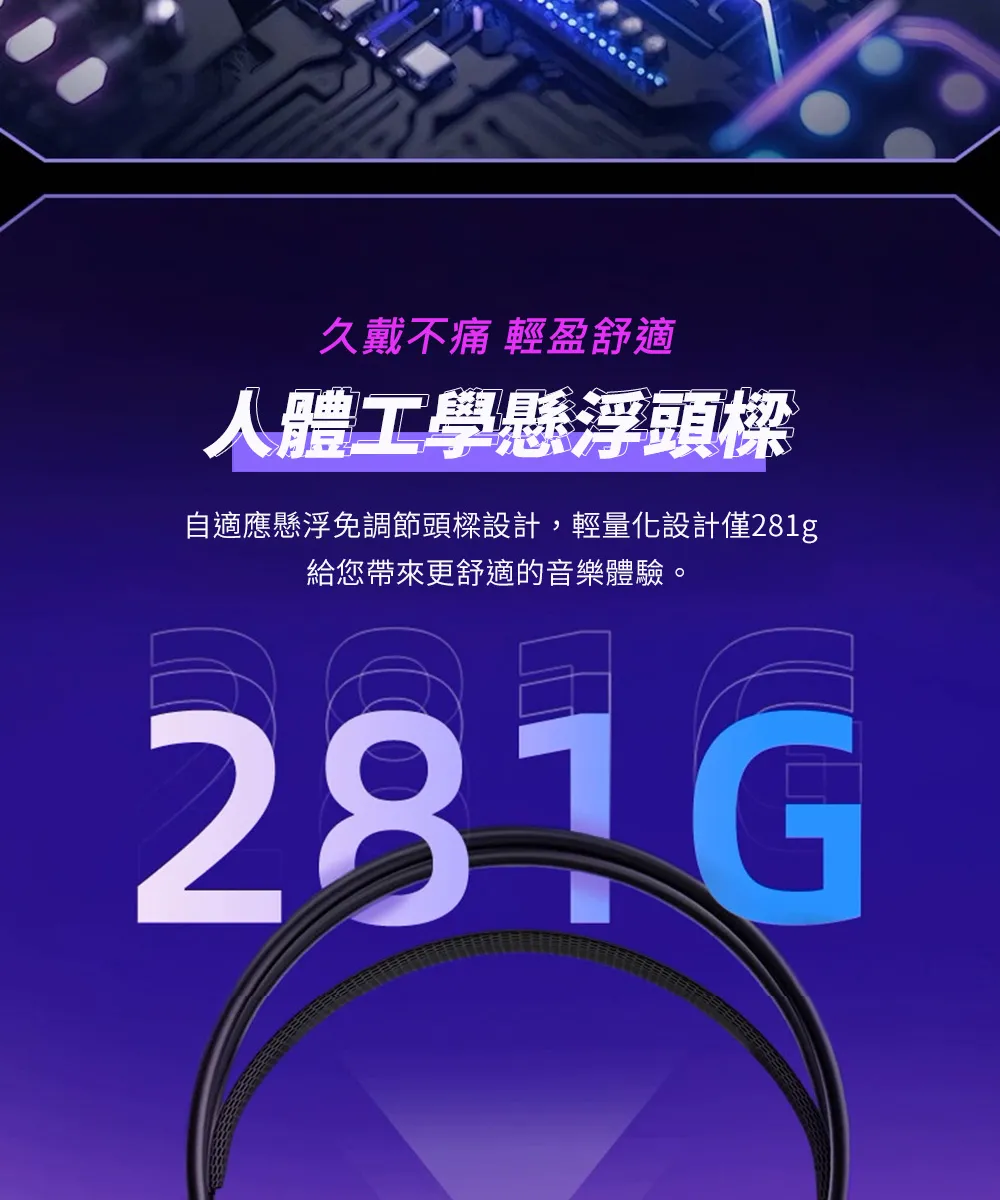 HP 惠普DHE-H160U 4D炫彩護耳式有線耳機