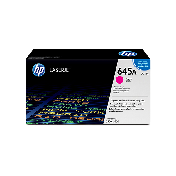 HP 645A LaserJet 洋紅色原廠碳粉匣(C9733A)