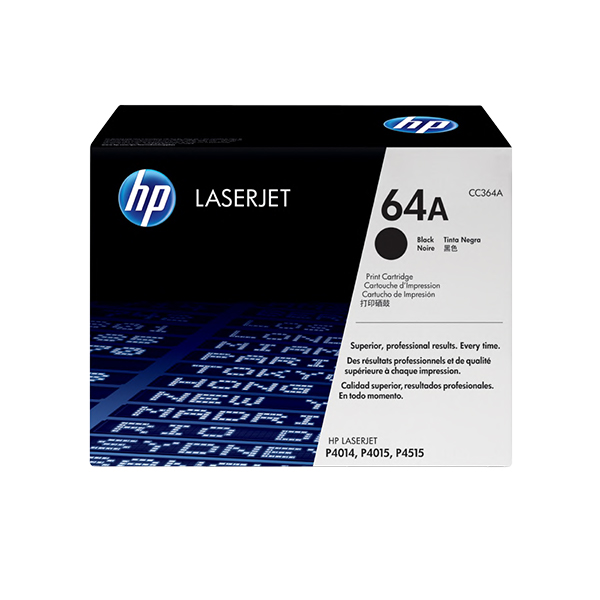 HP 64A LaserJet 黑色原廠碳粉匣(CC364A)