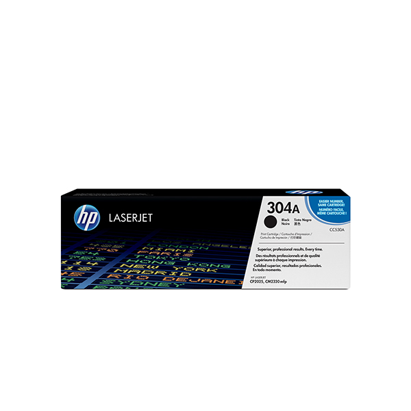 HP 304A LaserJet 黑色原廠碳粉匣(CC530A)