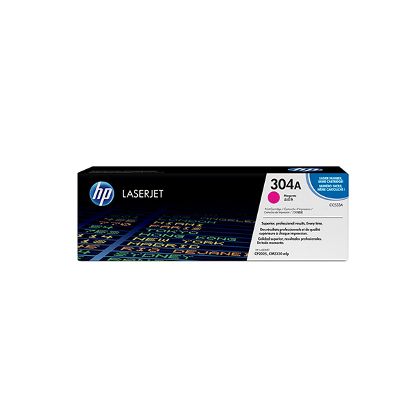 HP 304A LaserJet 洋紅色原廠碳粉匣(CC533A)