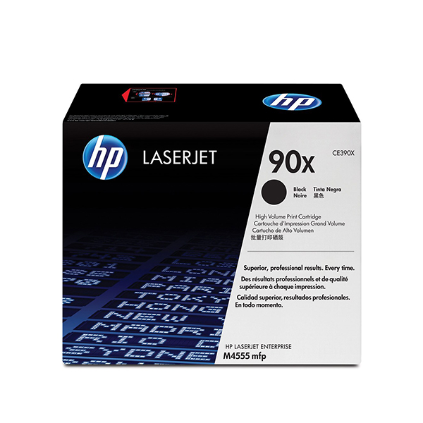 HP 90X LaserJet 高容量黑色原廠碳粉匣(CE390X)