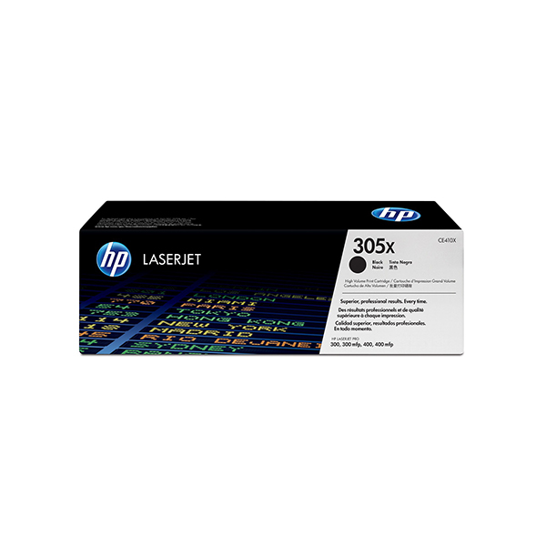 HP 305X LaserJet 高容量黑色原廠碳粉匣(CE410X)
