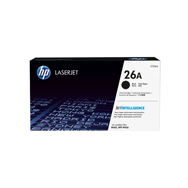 HP 26A LaserJet 黑色原廠碳粉匣(CF226A)