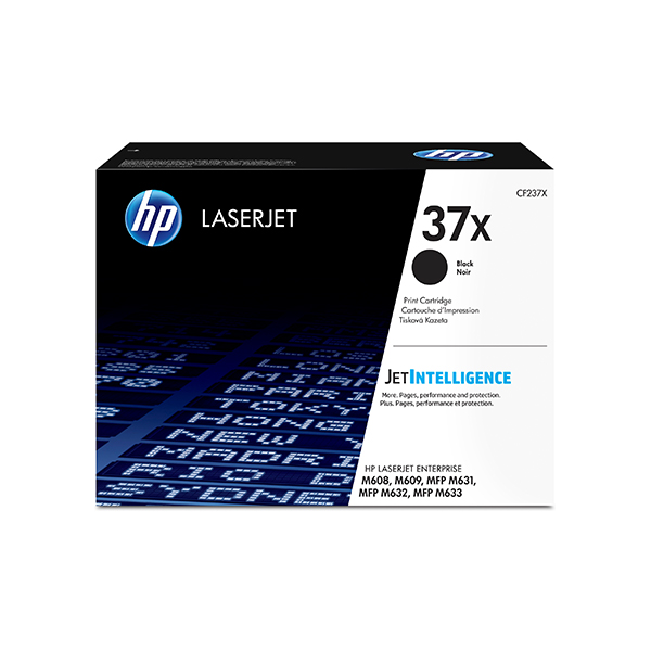 HP 37X LaserJet 高列印量黑色原廠碳粉匣(CF237X)