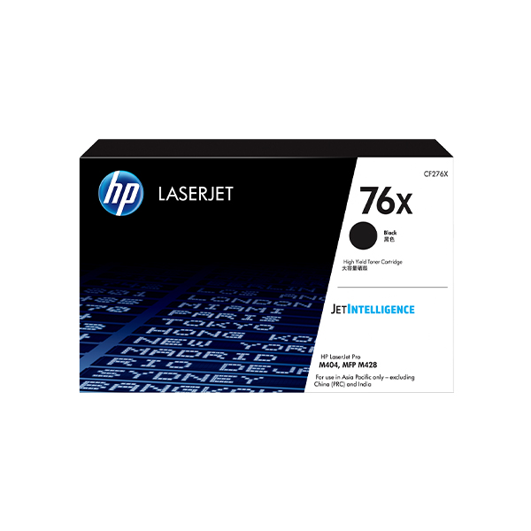 HP 76X  LaserJet 高列印量黑色原廠碳粉匣(CF276X)