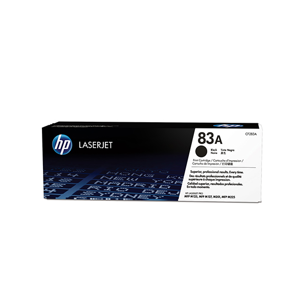 HP 83A LaserJet 黑色原廠碳粉匣(CF283A)