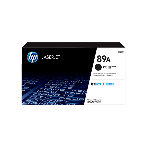HP 89A LaserJet 黑色原廠碳粉匣(CF289A)