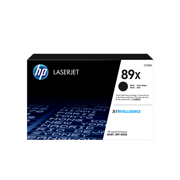 HP 89X LaserJet 高列印量黑色原廠碳粉匣(CF289X)