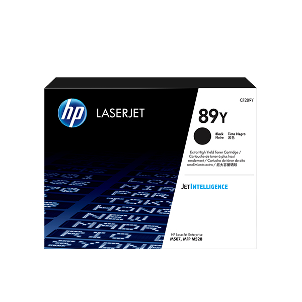 HP 89Y LaserJet 超高列印量黑色原廠碳粉匣(CF289Y)