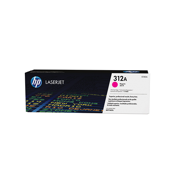 HP 312A LaserJet 洋紅色原廠碳粉匣(CF383A)