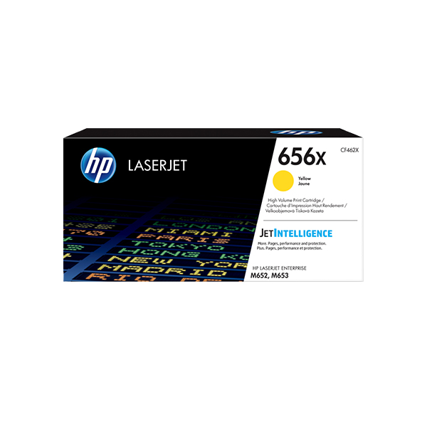 HP 656X LaserJet 高列印量黃色原廠碳粉匣(CF462X)