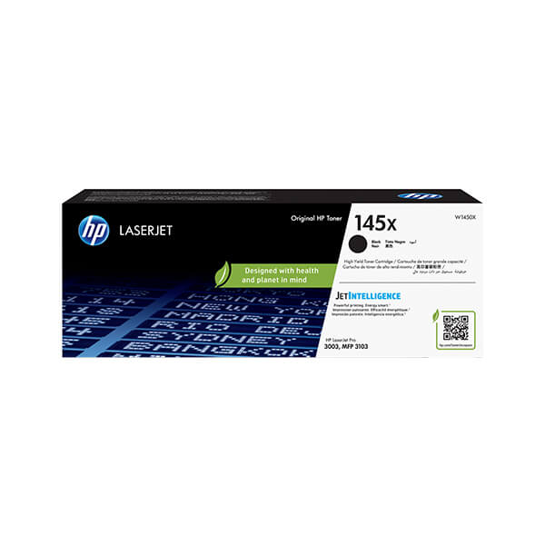 HP 145X LaserJet 高列印量 黑色原廠碳粉匣 (W1450X)