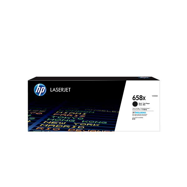 HP 658X LaserJet 高列印量黑色原廠碳粉匣(W2000X)