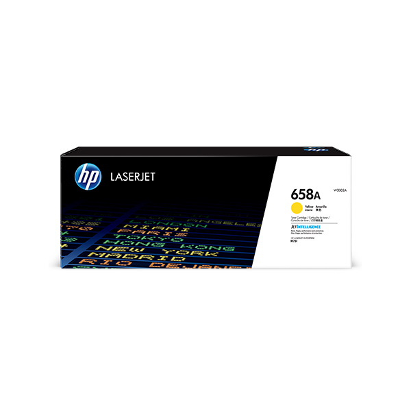 HP 658A LaserJet 黃色原廠碳粉匣(W2002A)