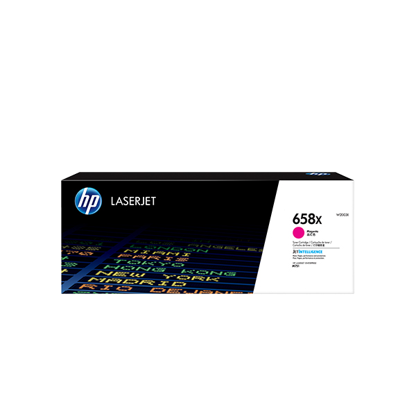HP 658X LaserJet 高列印量洋紅色原廠碳粉匣(W2003X)