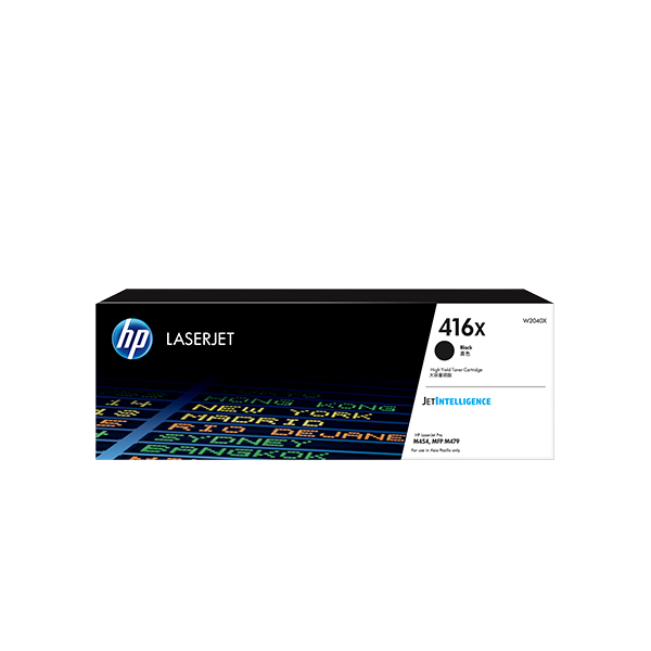 HP 416X LaserJet 高列印量黑色原廠碳粉匣(W2040X)