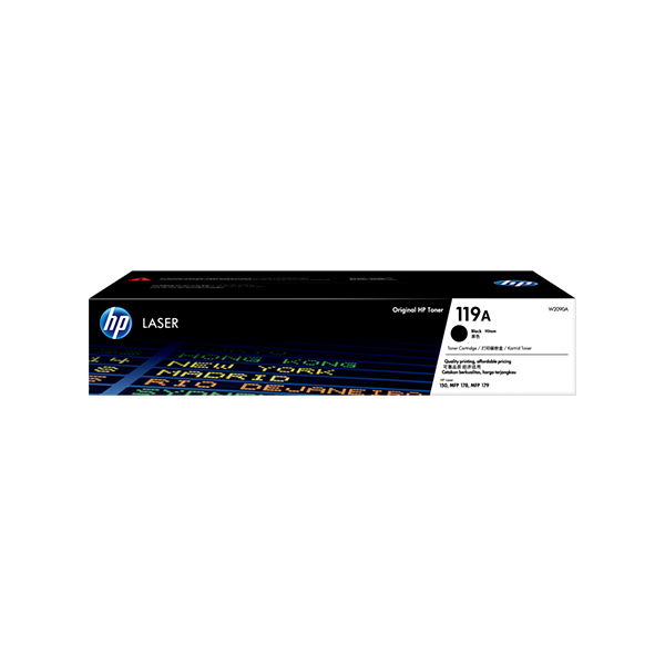 HP 119A LaserJet 黑色原廠碳粉匣(W2090A),W2090A,碳粉匣,119A,119A,碳粉匣