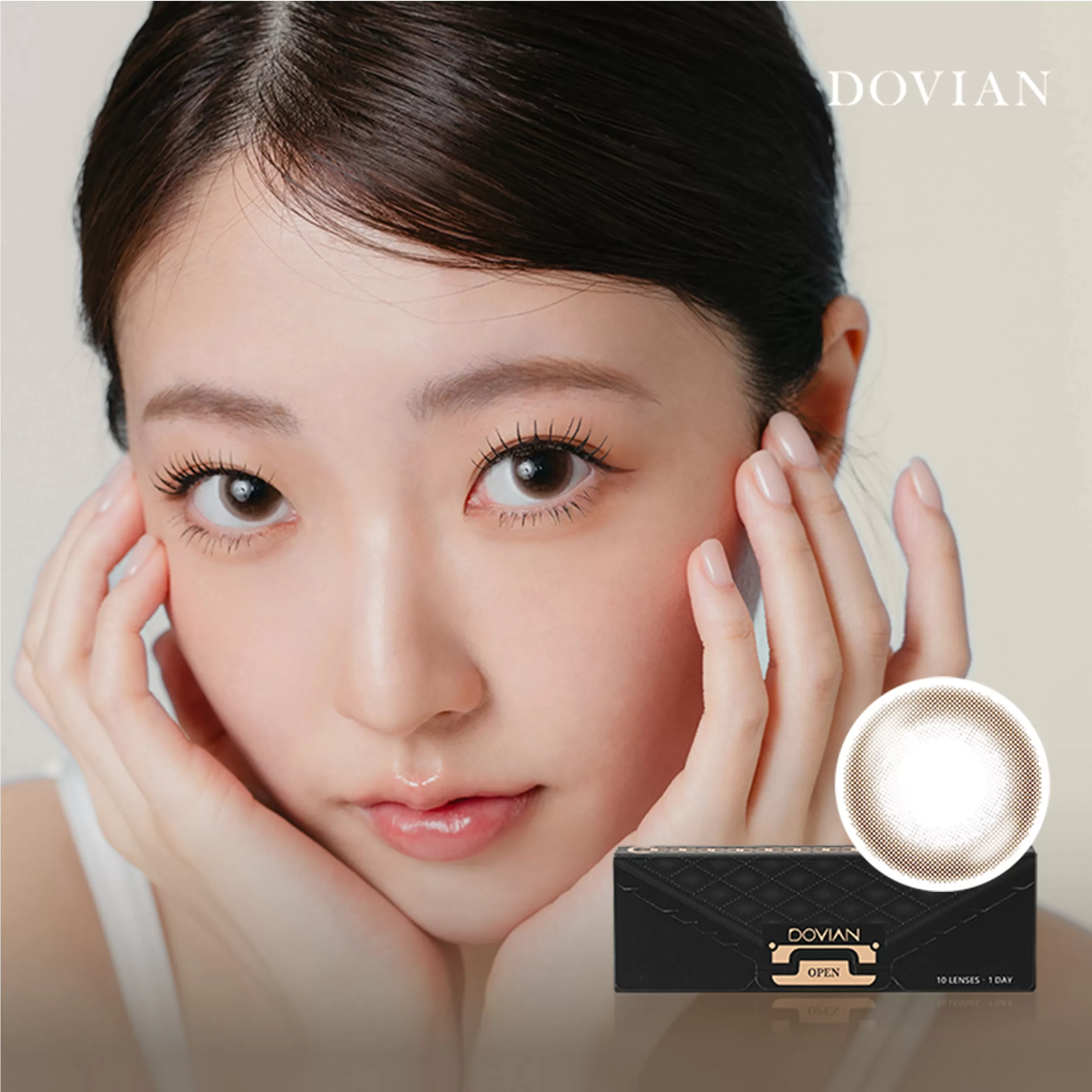 DOVIAN多維氧彩色日拋10片裝-玳瑁