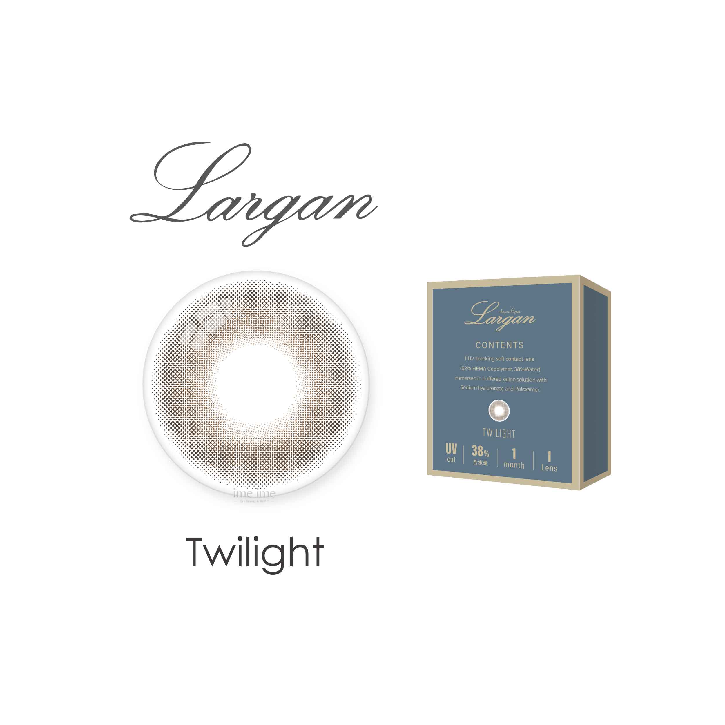 LARGAN星歐星空系列彩色月拋1片裝-Twilight