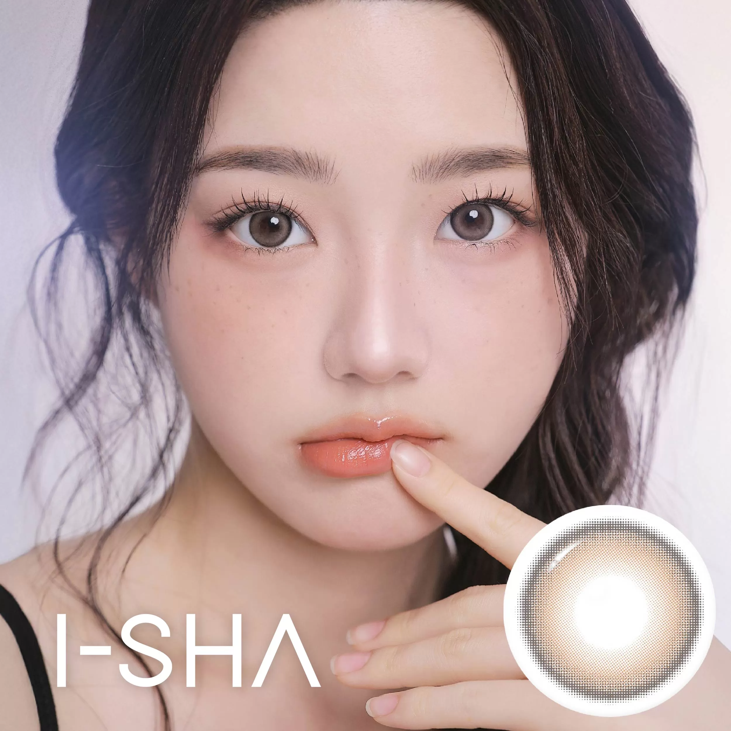 I-SHA 愛依莎 Oriana Mune Series 彩色月拋1片裝-Brown 沐恩棕