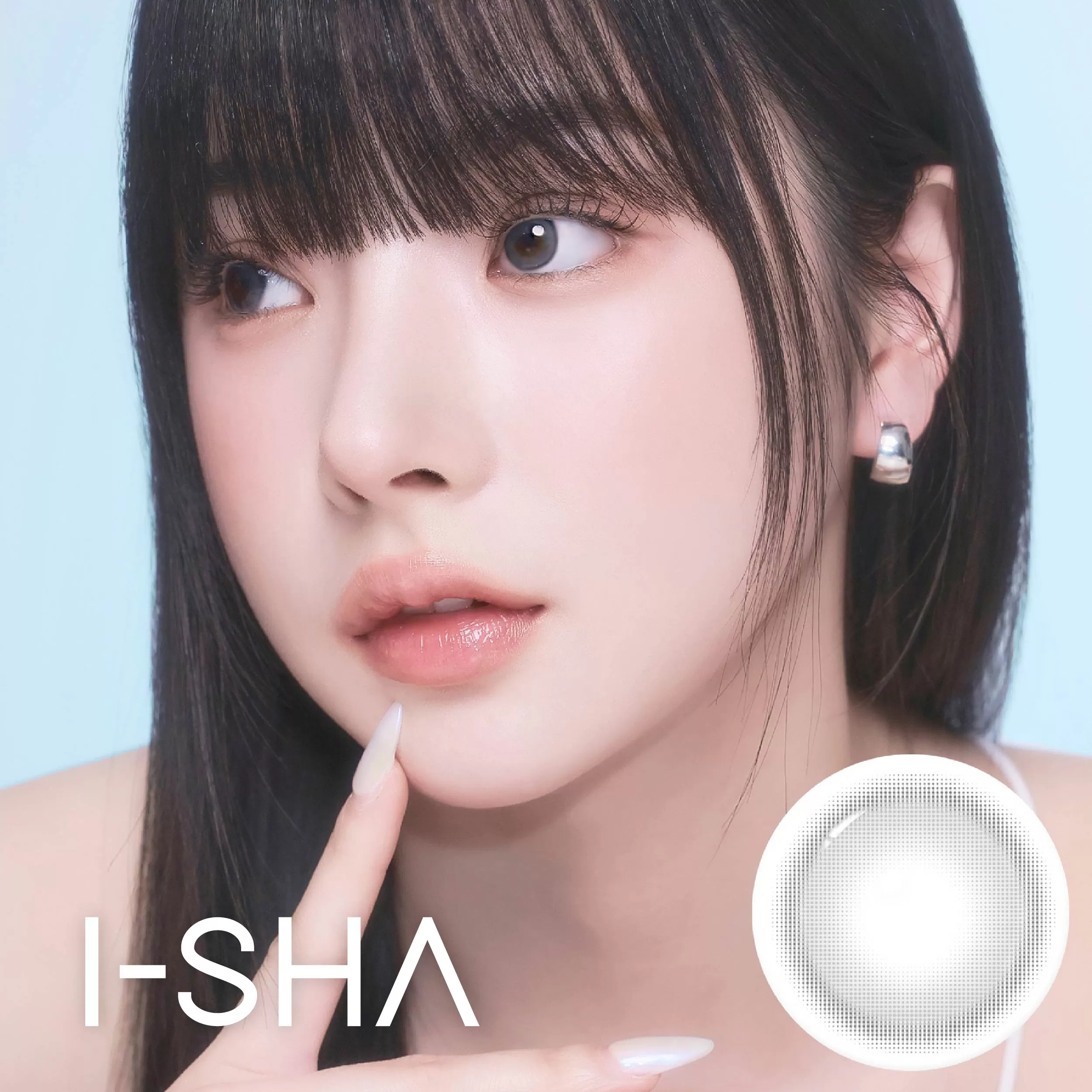 I-SHA 愛依莎 Oriana Ariel Series 彩色月拋1片裝-Gray 艾莉灰